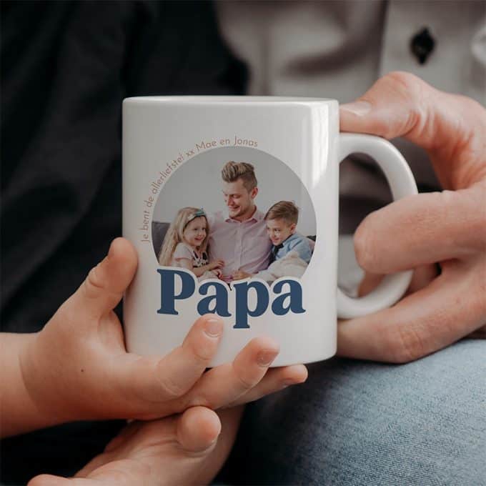 mok voor papa met foto