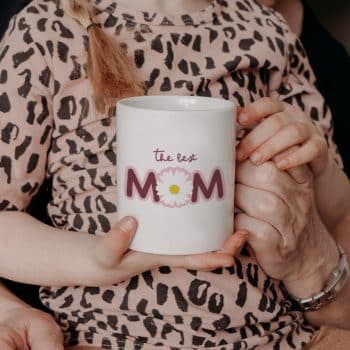 Mok the best mom bloem