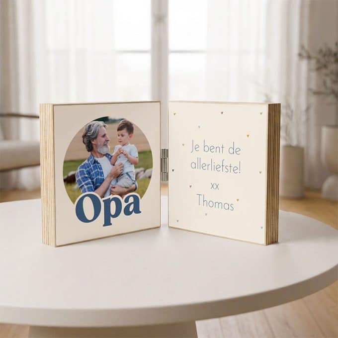 foto cadeau voor opa 2 luik opa je bent de allerliefste