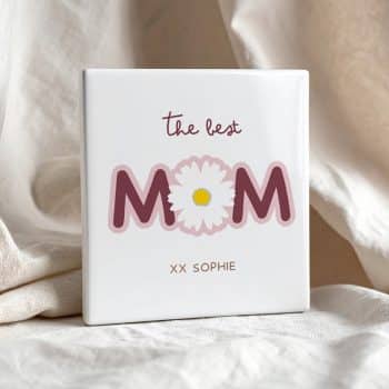 tegel the best mom met personalisatie