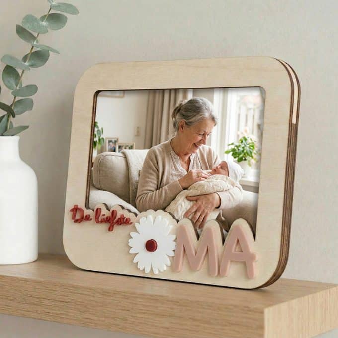 Houten fotolijstje | De liefste oma