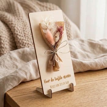 mini droogboeketje mama moederdag cadeau