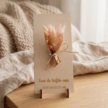 mini droogboeketje oma Moederdag cadeau