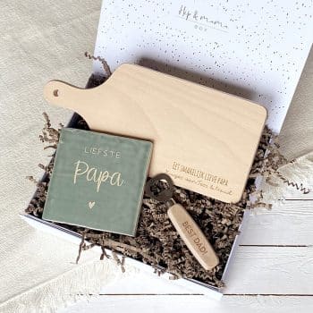 cadeaubox papa_tegel broodplank opener papa box