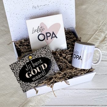 Cadeaubox opa jij bent goud waard