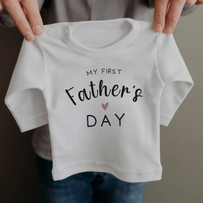 Vaderdag shirt my first fathersday