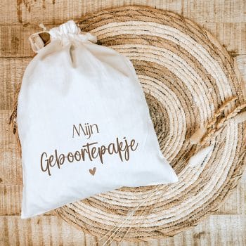 geboortepakje naturel