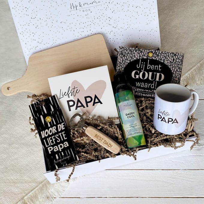 Cadeaubox papa jij bent goud waard xl