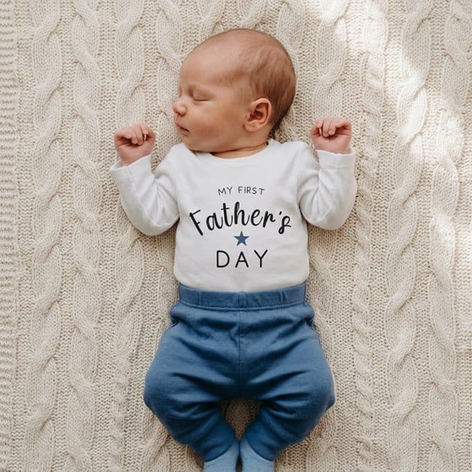 My first fathersday shirt ster