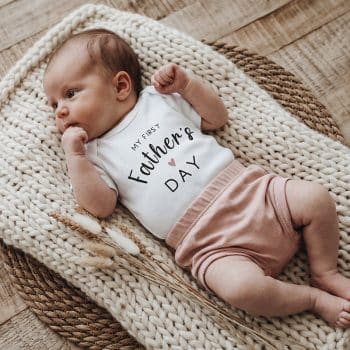 Vaderdag romper my first fathersday meisje