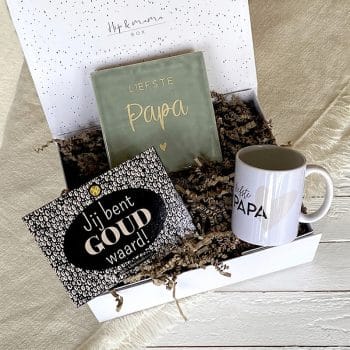 jij bent goud waard - groene tegel - mok papa