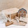 kraamcadeau large met memorybox beige
