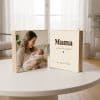 Fotoblok 2-luik | Mama -Bruin 15x15cm
