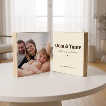 oom en tante fotoblok tweeluik - je bent de liefste