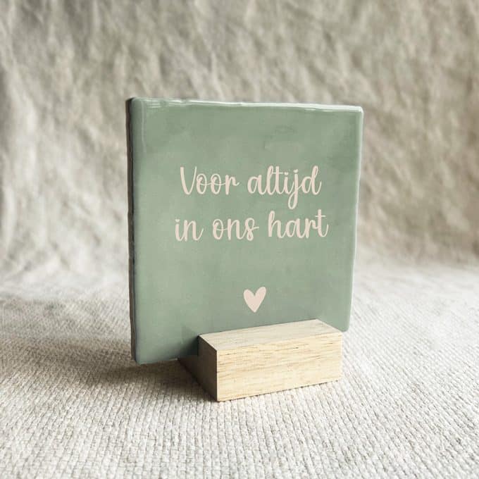 Voor altijd in ons hart - groen
