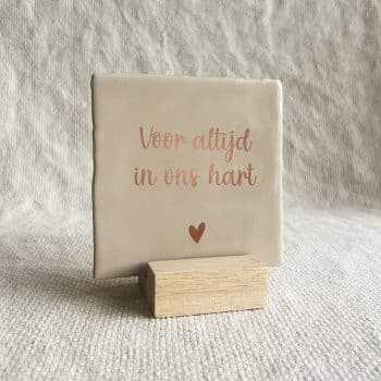 Voor altijd in ons hart - sand