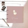 Babyboek met naam | Gansje - Roze