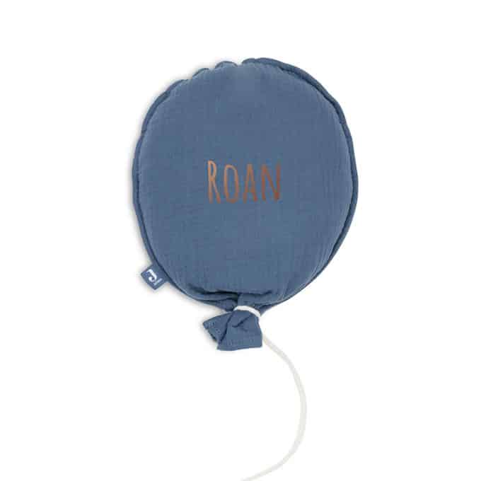 ballon blauw jongen productfoto aangezicht cadeau verjaardag met naam