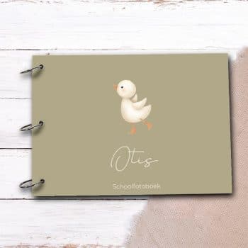 Schoolfotoboek | Gansje - groen