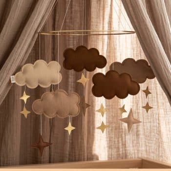 Baby Bello | Box mobiel - Pecan Wood