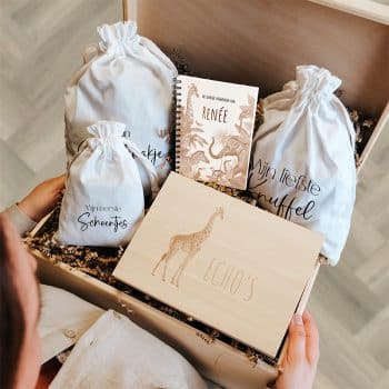 Memorybox + Grote bewaarset - Jungle party