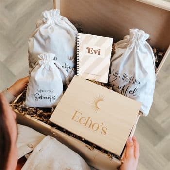 Memorybox + Grote bewaarset - Maan