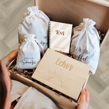 Memorybox + Grote bewaarset - Zon