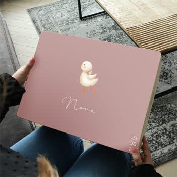 Memorybox gansje roze