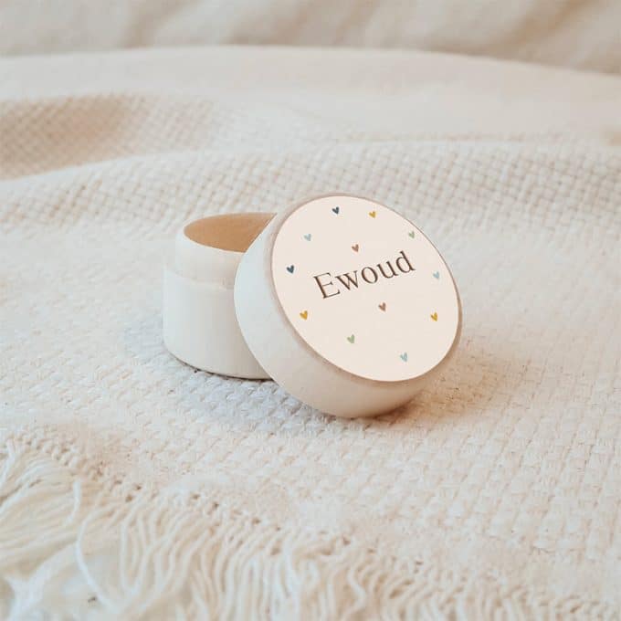 Tandendoosje Tiny hearts - jongen