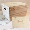 Memorybox | gegraveerd - sterrenkindje sterretjes