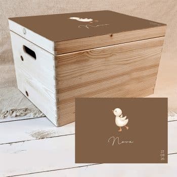 Memorybox Gansje | Bruin