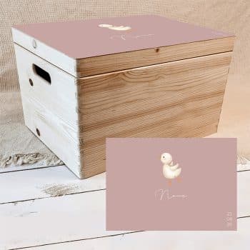 Memorybox Gansje | Roze