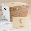 Memorybox met naam - Maan