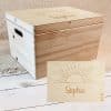 Memorybox met naam - Zon