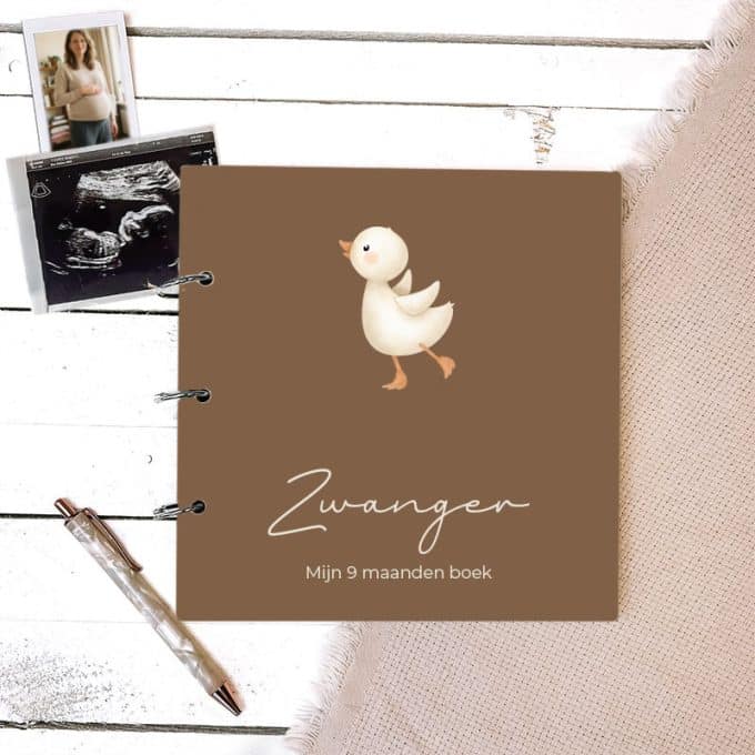Zwangerschapsboek | Gansje - Bruin