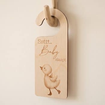 Deurhanger Ssst.. baby slaapt | Gansje
